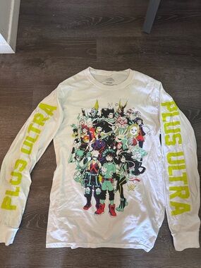 My Hero Academia 'Plus Ultra' White Long Sleeve Kids Tee